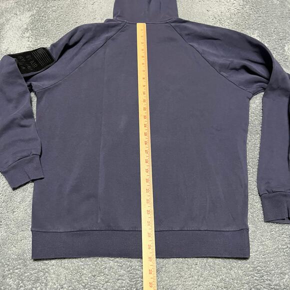 Under Armour Project Rock Hoodie Mens Medium Veterans Day Blue Sweatshirt - Picture 6 of 8